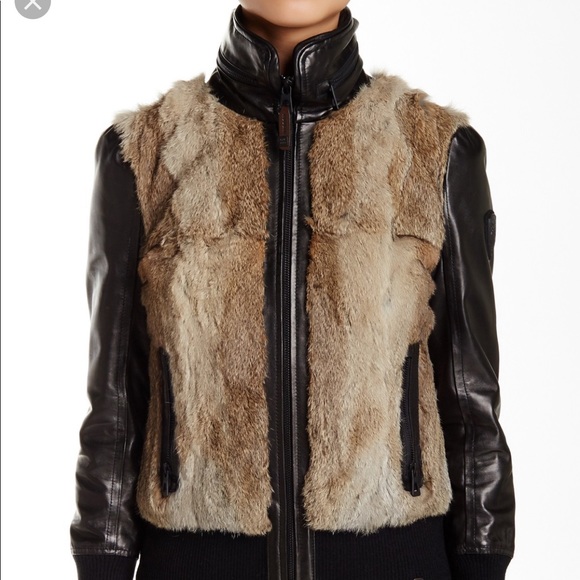 Rudsak leather & fur jacket - Picture 1 of 10